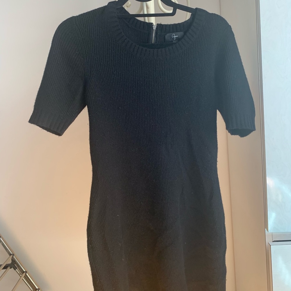 Aqua Wool and Cashmere Sweater Dress